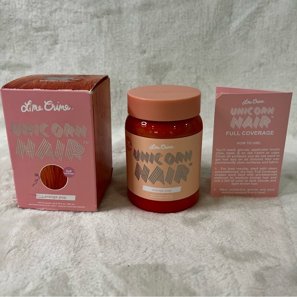 Lime Crime Vegan Hair Dye - Orange Pop - Picture 1 of 5